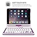 iPad Mini 1 / 2 / 3 360 Rotatable Keyboard Case, Snugg - Ultra Slim Keyboard Cover Case with Bluetooth Connectivity (Purple) For Apple iPad Mini 1 / 2 / 3 Retina