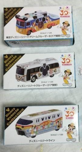 Amazon Co Jp ディズニー30周年限定トミカ3種類セットtdrリゾートクルーザーリゾートラインドリームクルーザー ホビー 通販