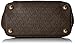 Michael Kors Women's Jet Set Item Medium Tz Snap Packet Tote, Brown