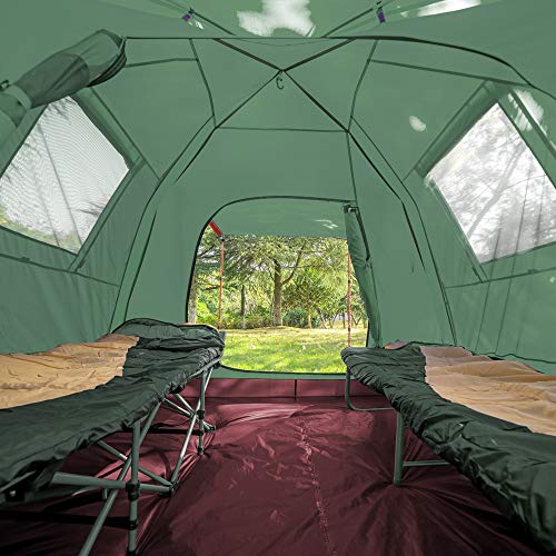 KAZOO 4 Person Camping Tent Outdoor Waterproof Family Large Tents 4