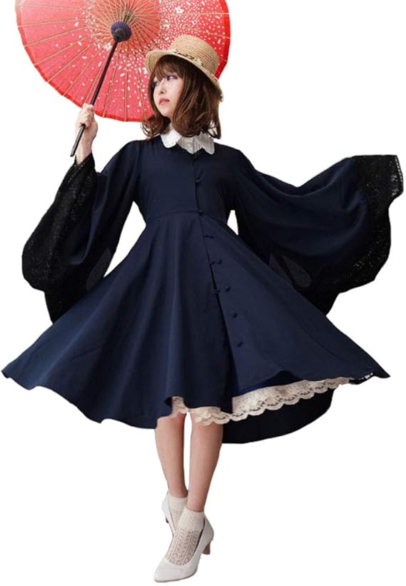 Amazon Favoriteオリジナル バタフライモチーフの羽織カーディガンワンピース カーディガン ボレロ 通販