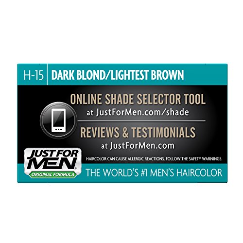 Just For Men Original Formula Men's Hair Color, Dark Blond Lightest Brown (Pack of 3)