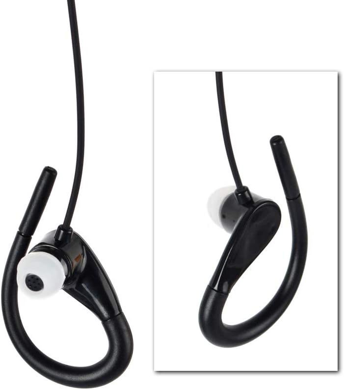 HYS G-Shape Earpiece Radio Headset Compatible With Motorola CP040 DP1400 GP68 GP88 GP300 CT150 Hyera Walkie Talkie Inline - Image 3