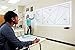 Post-it Dry Erase Whiteboard Film Surface for Walls, Doors, Tables, Chalkboards, Whiteboards, and More, Removable, Stain-Proof, Easy Installation, 8 ft x 4 ft Roll