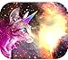 Suck My Mug - Customizable Unicorn Cat in Space, Breathing Fire, Rectangle Mouse Pad 9.25