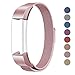 SWEES Fitbit Alta HR and Alta Bands Metal, Milanese Stainless Steel Replacement Accessories Metal Small & Large Band for Fitbit Alta HR and Alta, Rose Pink