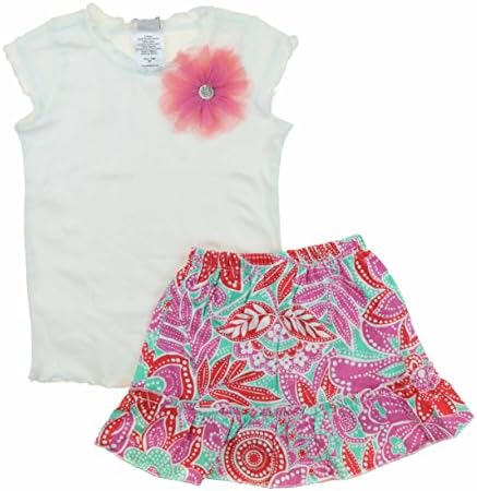 Girlfriends by Anita G. 2-piece Set - Pink and White (Size 8)