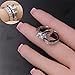 Sterling Silver Three Stone CZ Princess Cut Women's Wedding Engagement Bridal Ring Set