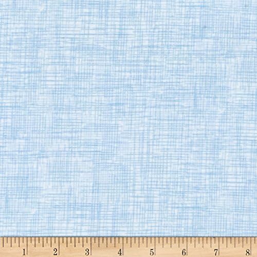 Quilting Treasures 0452461 QT Harmony Flannel Plaid Cloud Blue Fabric by The Yard