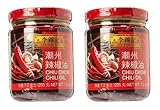 Lee Kum Kee Chiu Chow Chili Oil net wt. 205g (7.2oz) Pack of 2