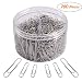 700 Paper Clips,Medium and Jumbo Size,Paperclips for Office School and Personal Use(28 mm,33mm,50 mm) (Silver)