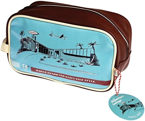 dotcomgiftshop Men's Wash Bag - Choice of Design (Departure Lounge)