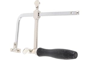 Jewelers Saw Frame, Mini Bench Vise with Clamp and 12 Saw Blades, Jewelry Making DIY Craft Tool for Model Making, Decoration 