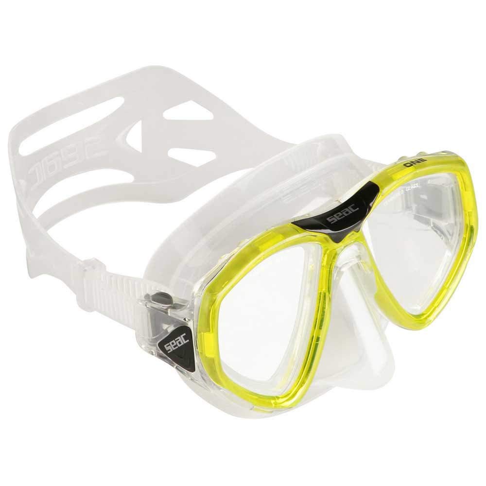 SEAC One, Dive Mask for Scuba Diving, Snorkeling, Free Diving and Spearfishing. Optical lenses for myopia available.