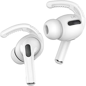 Earhoox Airpods Pro Ear Hooks - Ear Cover Accessories - Silicone Anti-Slip Ear Grips Compatible with Apple Airpod Pro (3 Pairs -S,M,L)