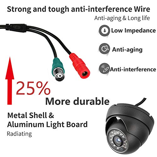 Dericam-1080P-1920TVL-Dome-Security-Camera-HDCVIHDTVIAHD960H-4-in-1-CCTV-Camera-IP66-Metal-Housing-24-LEDs82fts-Night-Vision-85Viewing-Angle-PAL-Video-Format-D2B-Black