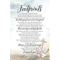 Dexsa Footprints Woodland Grace Series 6" x 9" Wood Plaque with Easel