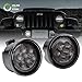 Smoked Lens Amber LED Turn Signal Light [DRL Function] [8-LED] for 2007-2018 Jeep Wrangler JK & Unlimited - Pair