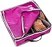 Travel Organizer Full Pack Set - Packing Cubes, Toiletry Bag, Shoes Bag, ZipBags (PINK)