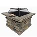Palm Springs Outdoor/Patio Stone Coal/Wood Burner Fire Pit