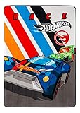 Hot Wheels Large Plush Blanket 62x90 (Twin Size)
