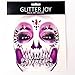 Leoars Full Face Gems Jewels, Halloween Temporary Face Tattoos, Rhinestone Face Jewels Tattoo Stickers, Crystals Body Gems Stick on Face for Festival Rave Party Outfit