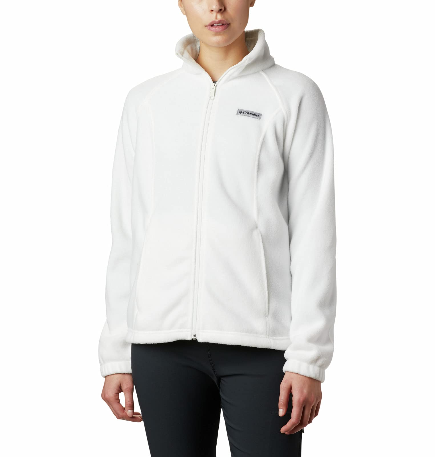 Photo 1 of Columbia Women's Petite Benton Springs Full Zip Fleece Jacket - X-Small - Sea Salt