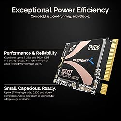 SABRENT Rocket 2230 NVMe 4.0 512GB High Performance