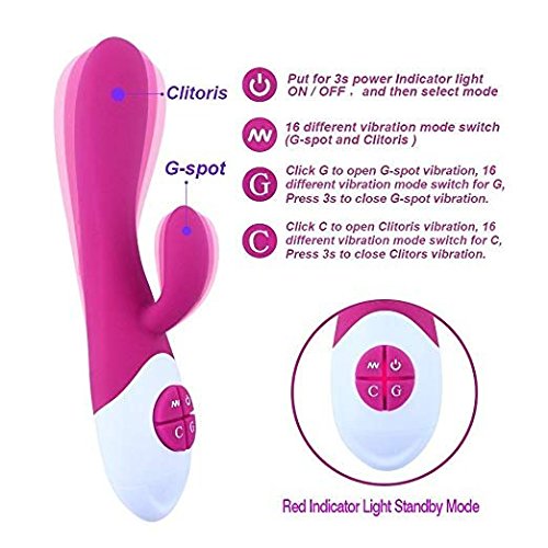 ACVIOO Personal Wand Massager(10-Frequency), Cordless Body Massager for Head, Neck, Back and Full Body Fatigue, Waterproof Massage Sticks for Muscles Aches (Rose Red)