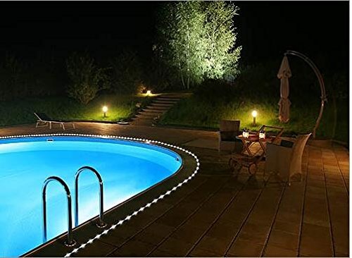 Sogrand Rope Lights Outdoor Decorations Garden Decorative Light 100 Pure White LED Ornaments Deal of The Day Prime Today Landscape Lighting Waterproof for Deck Party Yard Tree - Thumbnail 2