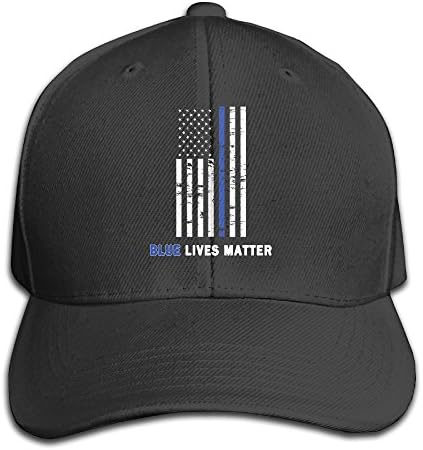 Blue Line Blue Live Matter Men's Peaked Baseball Cap