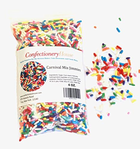 Confectionery HouseCarnival Mix Jimmies 4 oz.