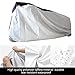 Top-spring Waterproof Bike Bicycle Cover, Outdoor Storage Covers Mountain, Road Bikes, City Bike, Beach Cruiser Bike (Silver, L)