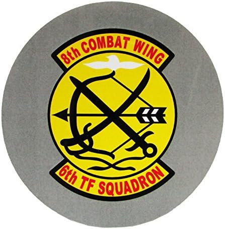 B01m9c8yoo 新作製品 世界最高品質人気 小 ビューティー 自衛隊グッズ おもちゃ 第6飛行隊 100 品質保証 Pcソフト 戦闘機部隊エンブレム 正規品送料無料 鉾と弓 激安超特価 耐水性ステッカー