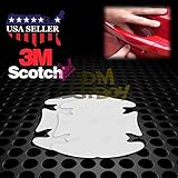 JDMBESTBOY 2PCs 3M Scotchguard Clear Door Handle Paint Scratch Protection Protector Protective Guard Film Bra Vinyl