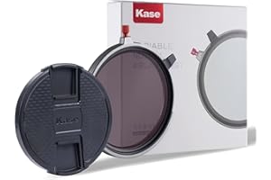 Kase CPL/Vari ND/Black Mist 3 in 1 Combo Screw-in Filter 1.5-8 Stop ND3 to ND236 Optical Glass Ideal for Video/Vlog (82mm)