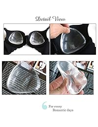 Sujetador triangular de silicona resistente al agua   almohadillas suaves de refuerzo para bañadores de verano y bikini