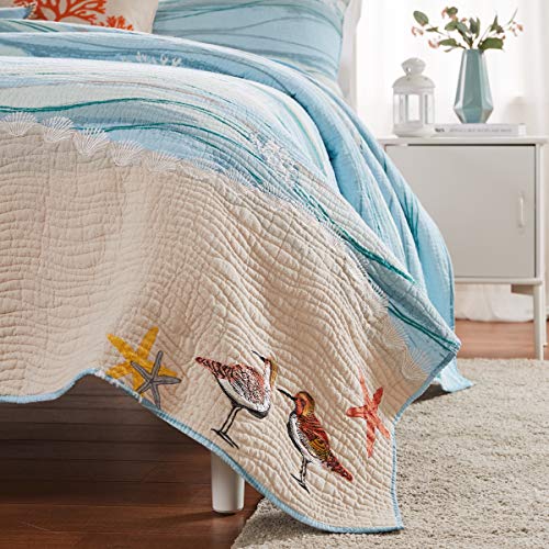 Greenland Home Maui Quilt Set, 2-Piece Twin/Twin XL, Multi