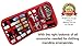 Sewing Aid Kit, Small Red Case with 72 Best Supplies for Emergencies, 1000 yds of Threads & Self-Threading Needle, Great Gift for Travelers, Kids & College Students, E-book for Beginners Included