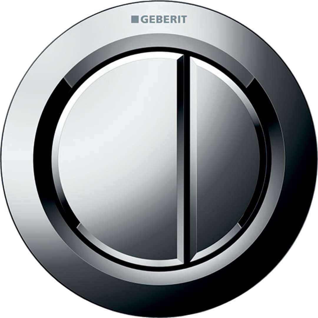 Geberit Omega Push Button, Chrome Appearance (Blank)