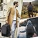 BOPai 36L Unisex Travel Backpack for Men 17 inch Laptop Backpack with USB Charging Port Flight Approved Carry on Backpack Grey