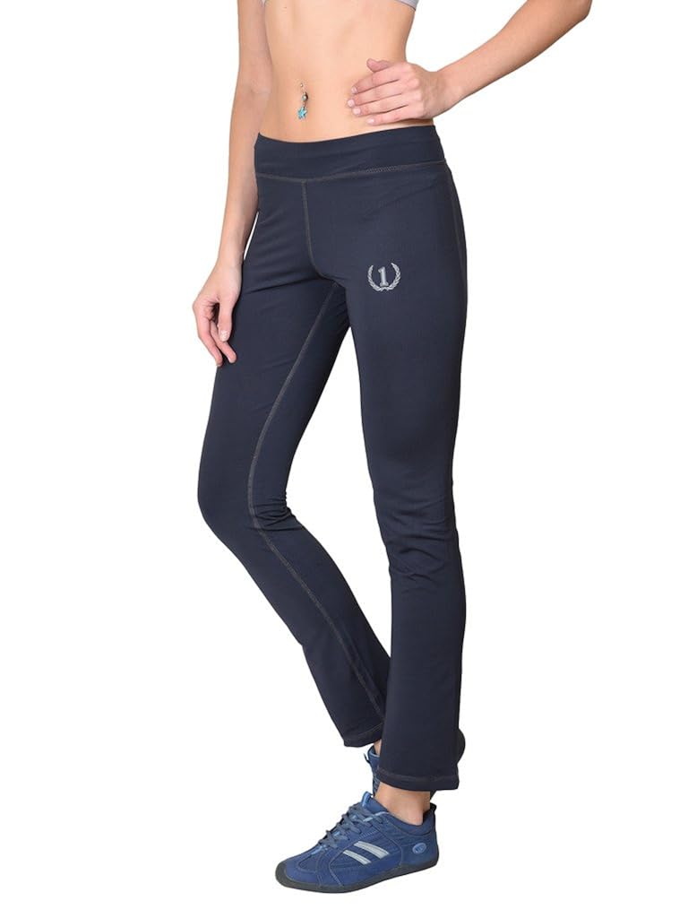 onesport women's polyester spandex jersey dark grey sports pants(onsp21dg-p)