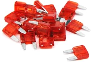 FymuSing 20 pcs 10A Mini Blade Fuse, Automotive Fuse for Car Truck