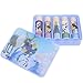Townley Girl Frozen Sparkly Lip Balm For Girls, 5 pack with Decorative Tin
