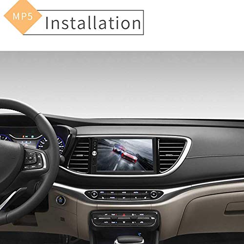 VOVI Bluetooth Car Radio Multimedia Car Stereo with Wireless Remote Control HD 7 inch Car MP4 Card Machine Car MP5 Player Support Bluetooth Call Reversal Priority for Car