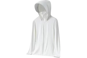 Women's UPF 50+ Jackets Lightweight Cooling Long Sleeve Sun Shirt Sun Protect Jacket Hoodie Brim for Outdoor Hiking