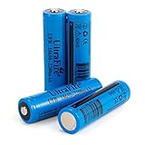 Ultrafire 18650 3.7V Li-ion 2200mAh MAX battery rechargeable batteries Button Top Battery(4 Piece)
