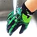 RIGWARL Winter Gloves Skeleton Zombie Bones Design Windproof Waterproof Riding Biking Climbing Motorcycling Cycling Working Gardening (M, Pink)