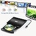 COO External CD Drive USB 3.0 Portable R/W Optical Drive High Speed Data Transfer Slim CD DVD Burner Recorder CD ROM for Laptop Notebook PC Support Windows/Vista/7/8.1/10, Mac OSX (Black)