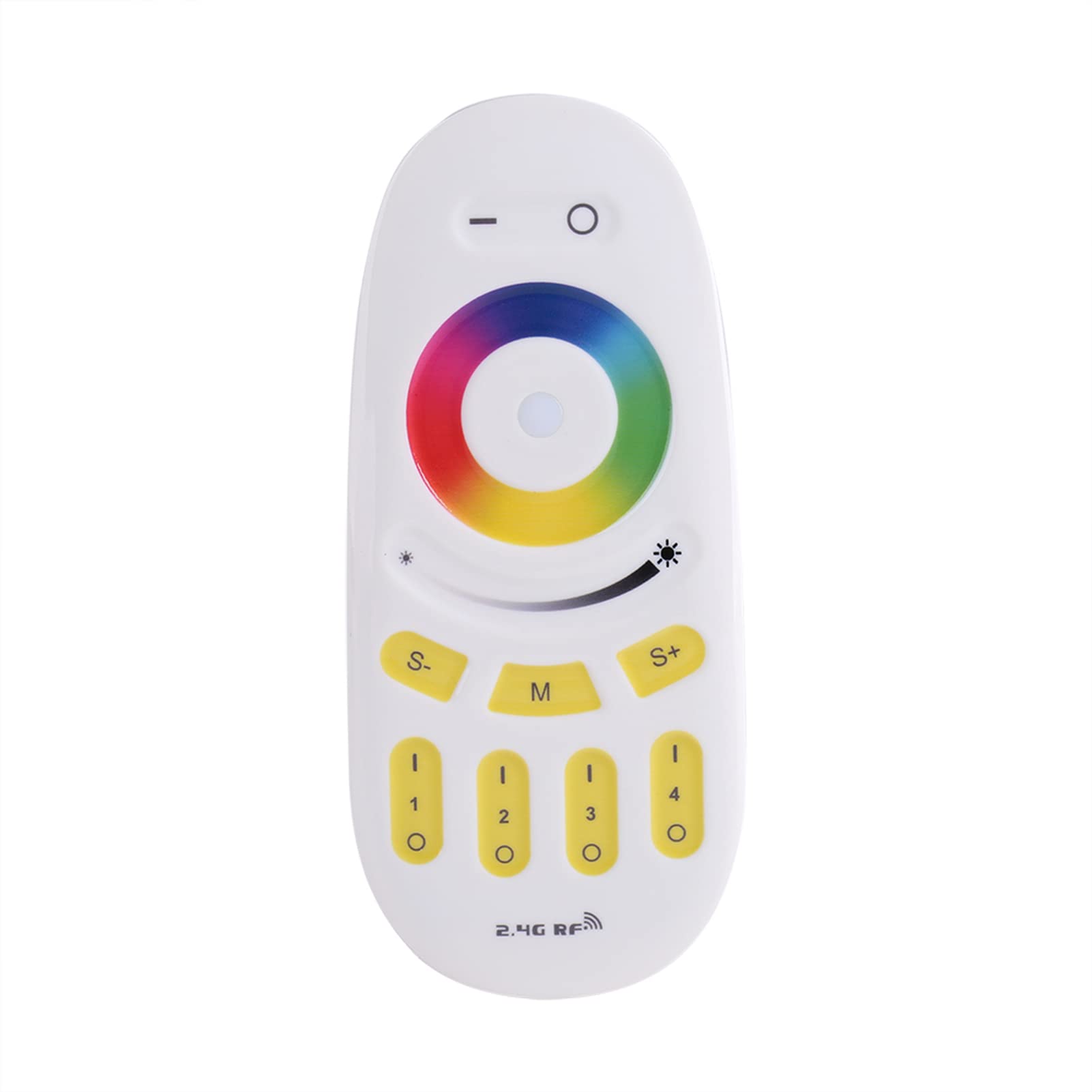 Ymiko RF LED Remote Controller, RGBW Remote 2.4G 4-Zone Touch LED Controller LED RGB Dimmer Controller for Milight RGBW LED Bulb, RGB LED Strip Light